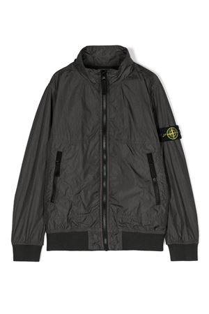 grey polyester jacket STONE ISLAND KIDS | 801640333V0063